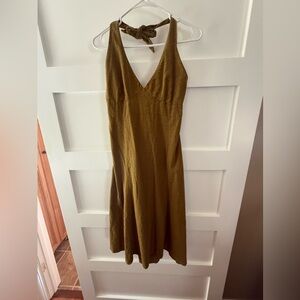H&M Olive Backless Dress